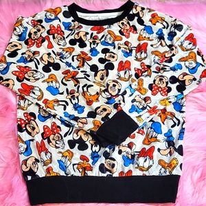 Disney,  velour kid shirt, large, size 11-12,